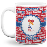 Cheerleader 11 Oz Coffee Mug - White (Personalized)