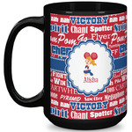 Cheerleader 15 Oz Coffee Mug - Black (Personalized)