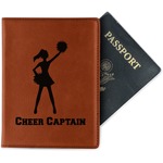 Cheerleader Passport Holder - Faux Leather (Personalized)