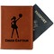 Cheerleader Passport Holder - Faux Leather (Personalized)