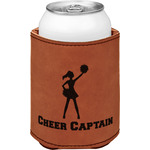 Cheerleader Leatherette Can Sleeve - Single Sided (Personalized)