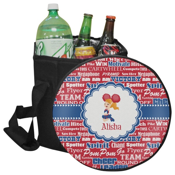 Custom Cheerleader Collapsible Cooler & Seat (Personalized)