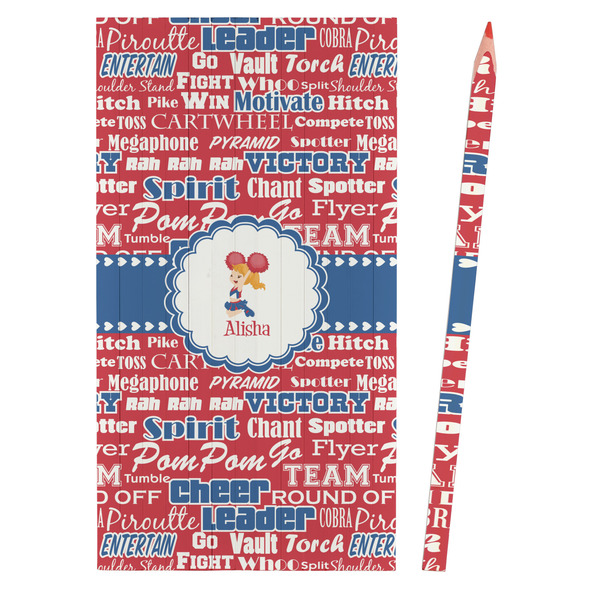 Cheerleader Colored Pencils - Front View