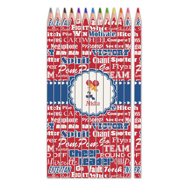 Custom Cheerleader Colored Pencils (Personalized)