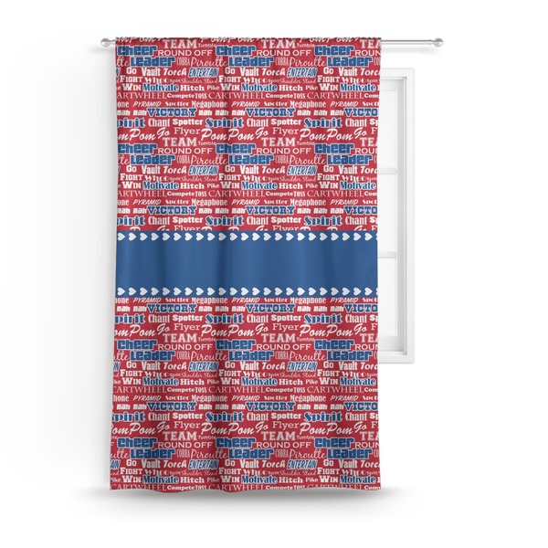 Custom Cheerleader Curtain - 50"x84" Panel