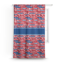 Cheerleader Curtain Panel - Custom Size