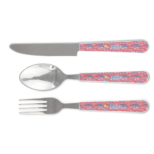 Custom Cheerleader Cutlery Set (Personalized)