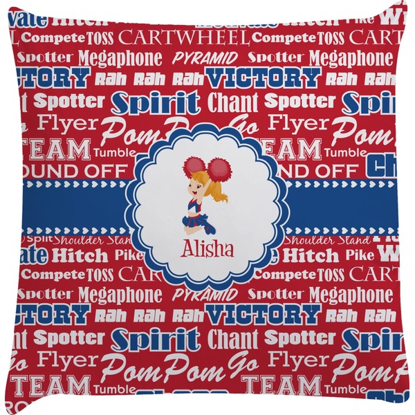 Custom Cheerleader Decorative Pillow Case (Personalized)