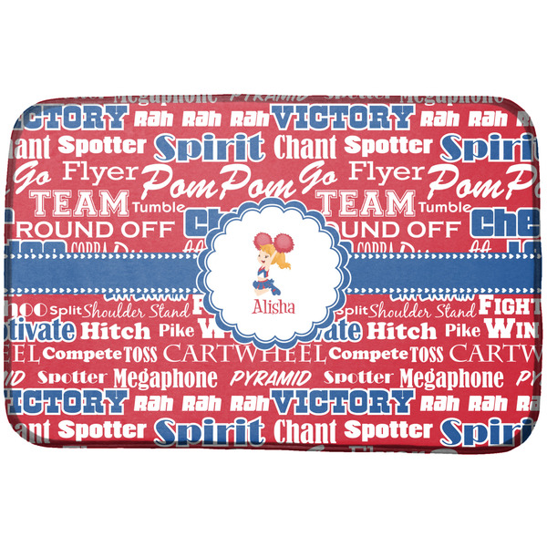 Custom Cheerleader Dish Drying Mat (Personalized)