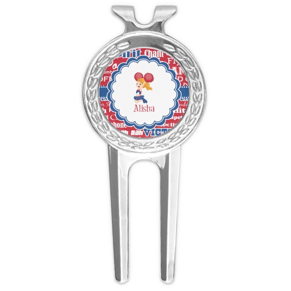 Custom Cheerleader Golf Divot Tool & Ball Marker (Personalized)
