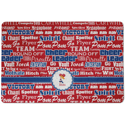 Cheerleader Dog Food Mat w/ Name or Text