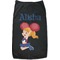 Cheerleader Black Pet Shirt - M (Personalized)