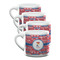 Cheerleader Double Shot Espresso Mugs - Set of 4 Front