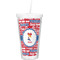 Cheerleader Double Wall Tumbler with Straw (Personalized)
