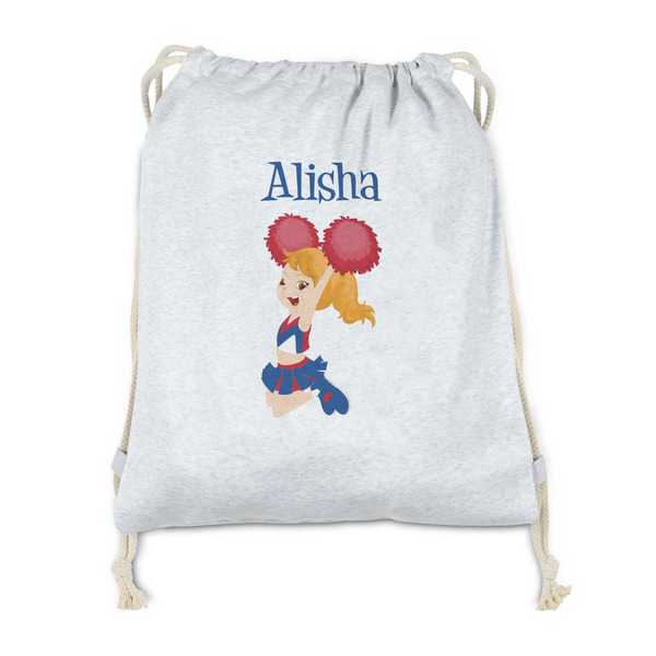 Custom Cheerleader Drawstring Backpack - Sweatshirt Fleece (Personalized)