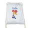 Cheerleader Drawstring Backpack - Sweatshirt Fleece - Single Sided (Personalized)