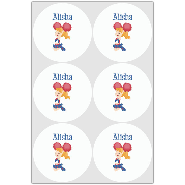 Cheerleader Drink Topper - XLarge - Set of 6