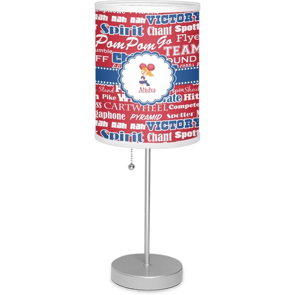 Custom Cheerleader 7" Drum Lamp with Shade Polyester (Personalized)