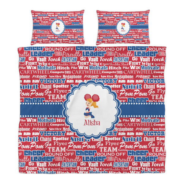 Cheerleader Duvet Cover Set - King - Alt Approval