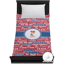 Cheerleader Duvet Cover - Twin (Personalized)