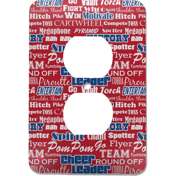 Custom Cheerleader Electric Outlet Plate