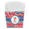 Cheerleader French Fry Favor Box - Front View