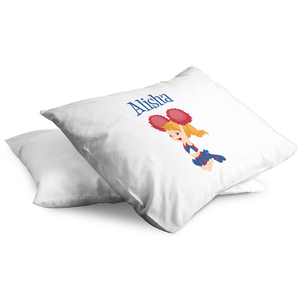 Cheerleader Full Pillow Case - TWO (partial print)