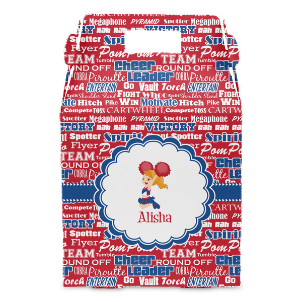 Cheerleader Gable Favor Box - Front