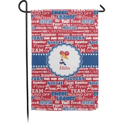 Cheerleader Small Garden Flag - Double Sided w/ Name or Text