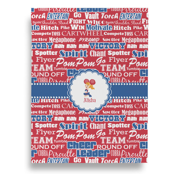 Cheerleader House Flags - Double Sided - FRONT