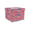 Cheerleader Gift Boxes with Lid - Canvas Wrapped - Small - Front/Main