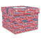 Cheerleader Gift Boxes with Lid - Canvas Wrapped - X-Large - Front/Main