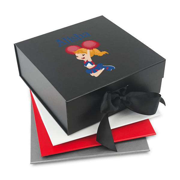 Custom Cheerleader Gift Box with Magnetic Lid (Personalized)