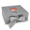 Cheerleader Gift Boxes with Magnetic Lid - Silver - Front