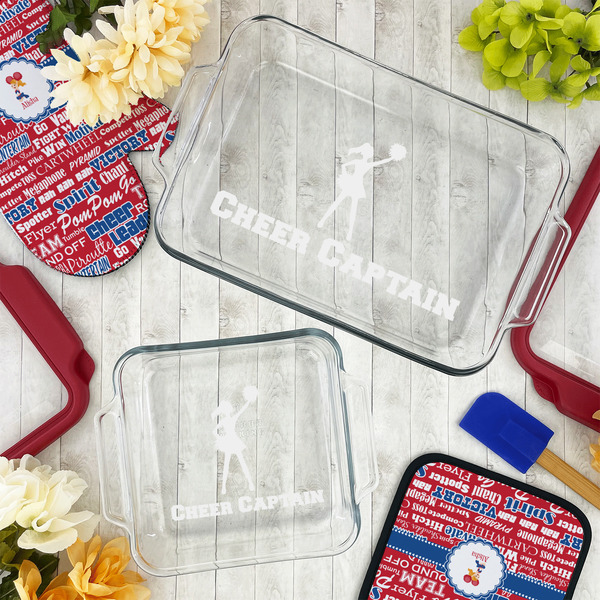 Cheerleader Glass Baking Dish Set - LIFESTYLE