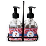 Cheerleader Glass Soap & Lotion Bottle Set (Personalized)