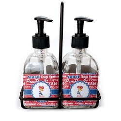 Cheerleader Glass Soap & Lotion Bottles (Personalized)