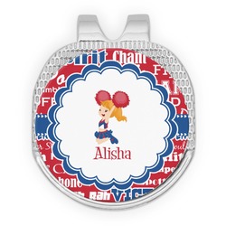 Cheerleader Golf Ball Marker - Hat Clip - Silver
