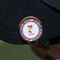 Cheerleader Golf Ball Marker Hat Clip - Gold - On Hat