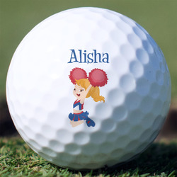 Cheerleader Golf Balls - Non-Branded - Set of 3 (Personalized)