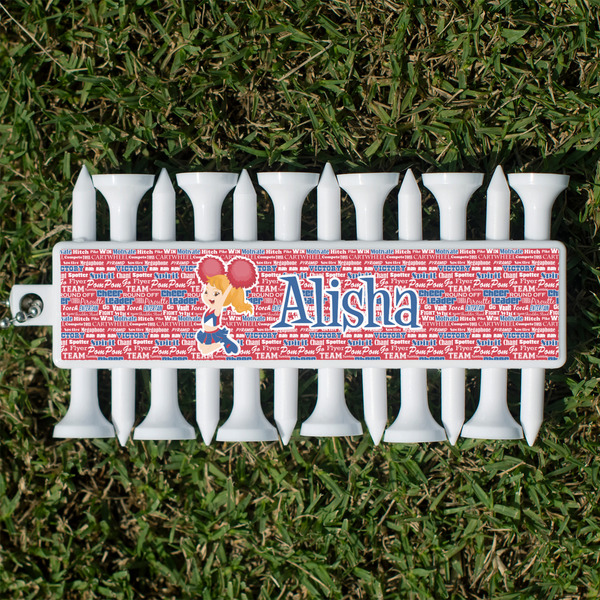 Custom Cheerleader Golf Tees & Ball Markers Set (Personalized)
