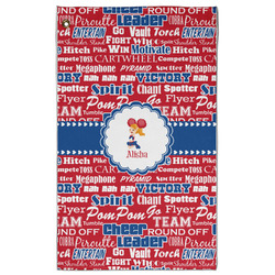 Cheerleader Golf Towel - Poly-Cotton Blend w/ Name or Text
