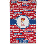 Cheerleader Golf Towel - Poly-Cotton Blend - Small w/ Name or Text