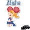 Cheerleader Graphic Car Decal