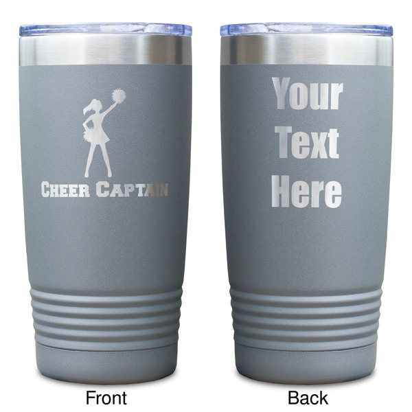 Cheerleader Gray Polar Camel Tumbler - 20oz - Double Sided - Approval