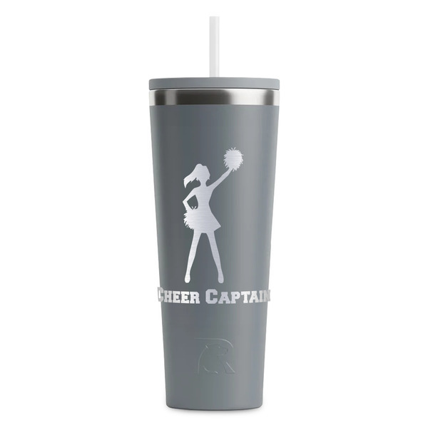 Cheerleader Grey RTIC Everyday Tumbler - 28 oz. - Front
