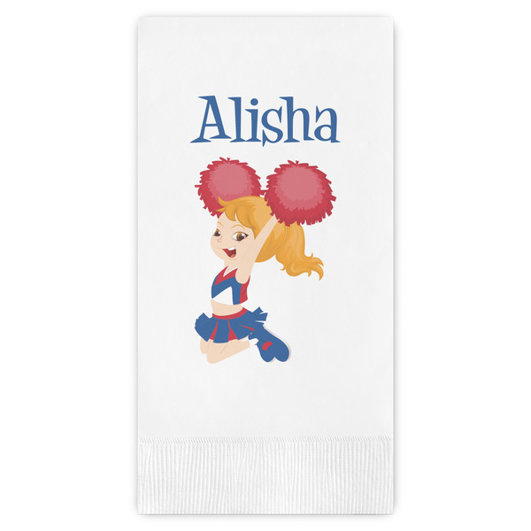 Custom Cheerleader Guest Paper Towels - Full Color (Personalized)