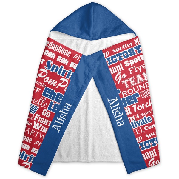 Cheerleader Hooded Towel - Folded
