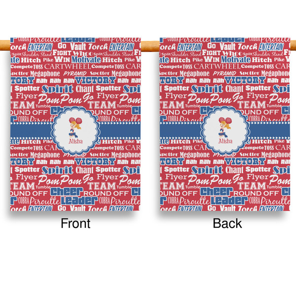 Cheerleader House Flags - Double Sided - APPROVAL
