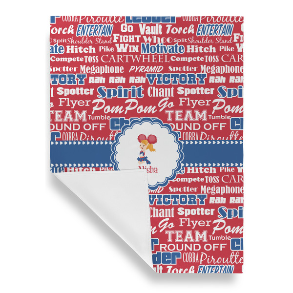 Cheerleader House Flags - Single Sided - FRONT FOLDED